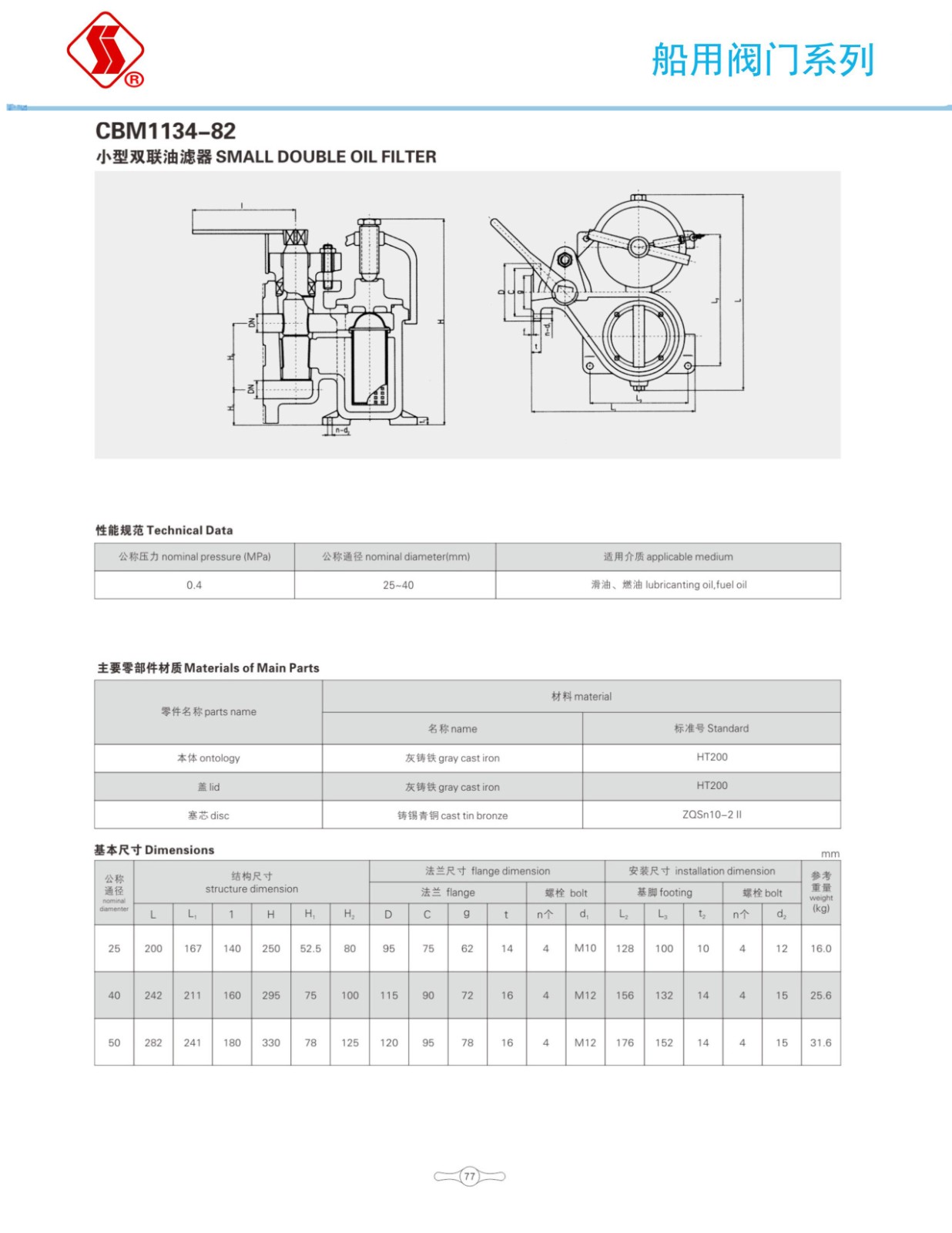 船用阀门选型手册_94